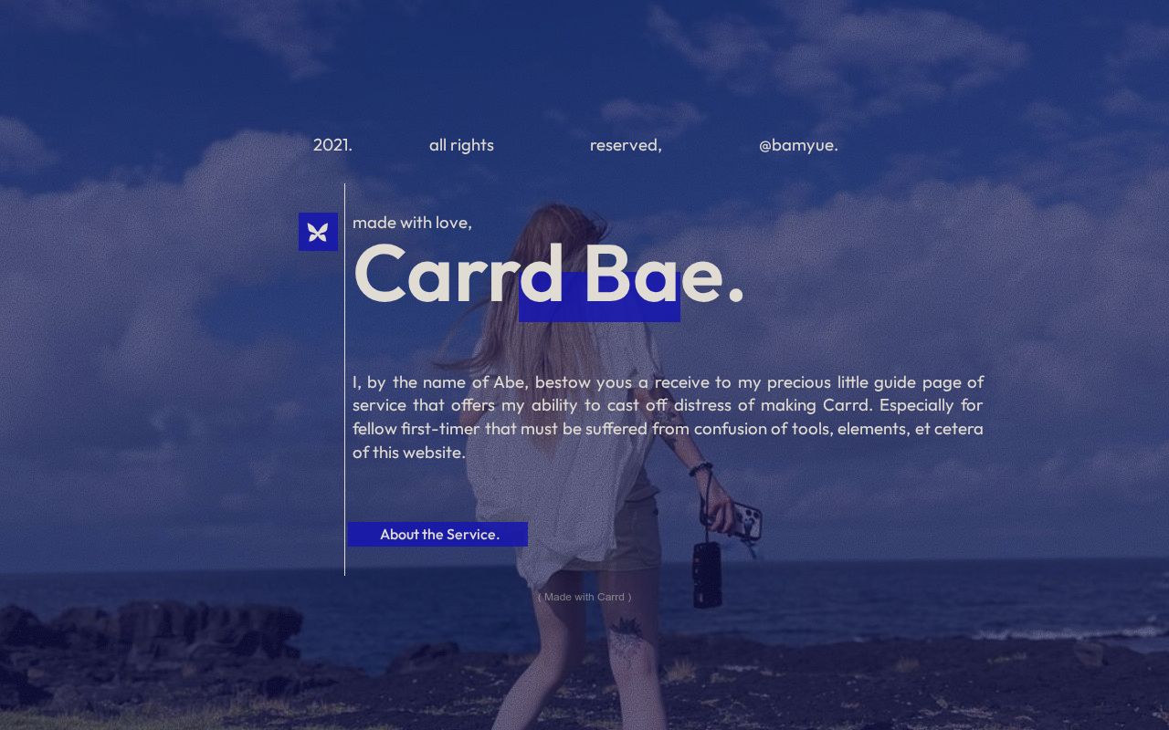 Carrd Making Service